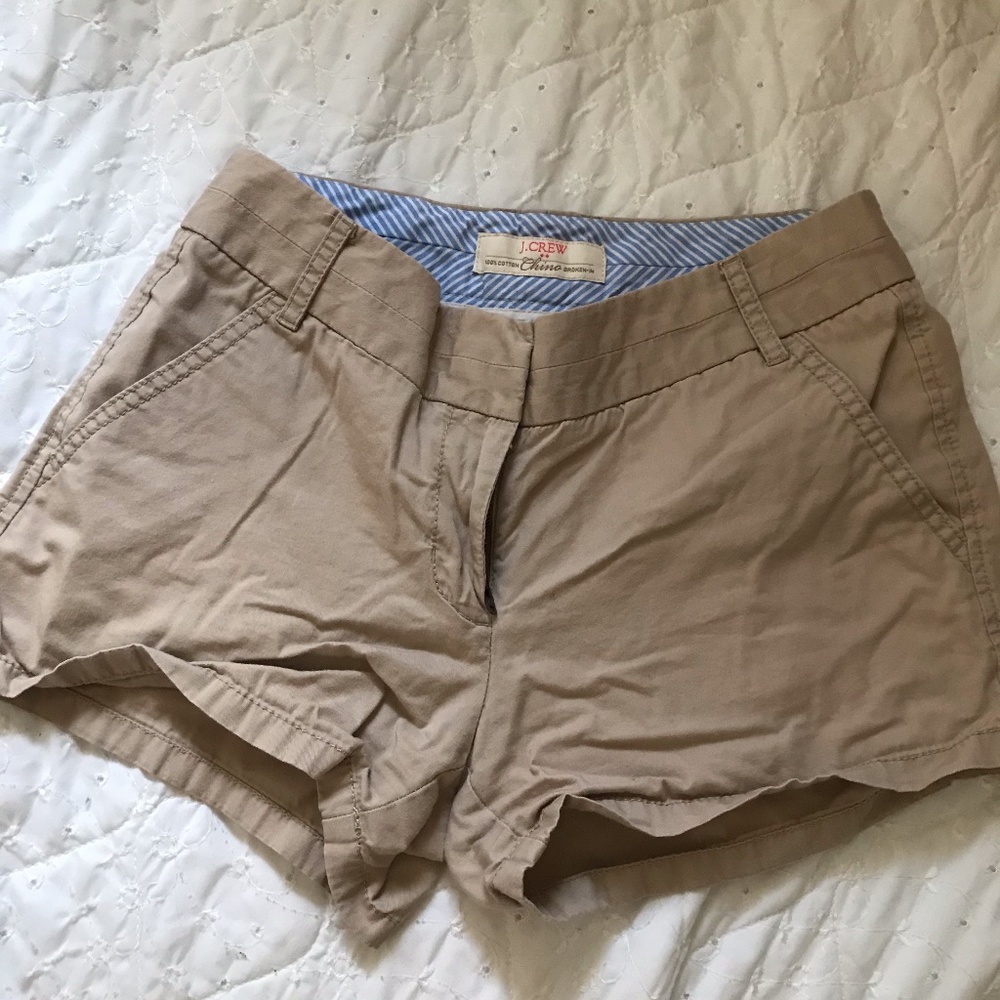 J Crew khaki shorts
